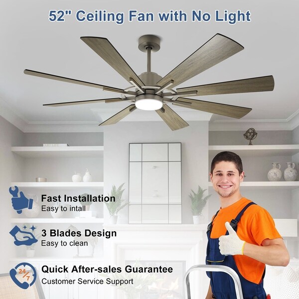 Remote Ceiling fan with Lights Large 8 Wooden Blades Shopping - The Best Deals on Ceiling Fans | 41709070