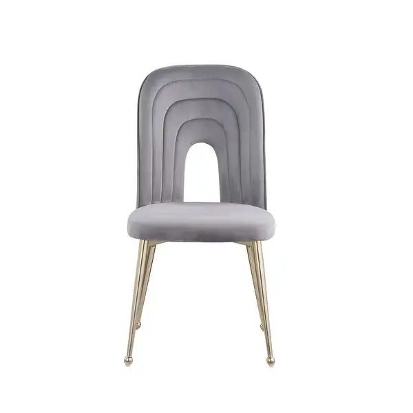 Mid Century Velvet Upholstered Dining Chair Side Chair (Set of 2) - 20.5