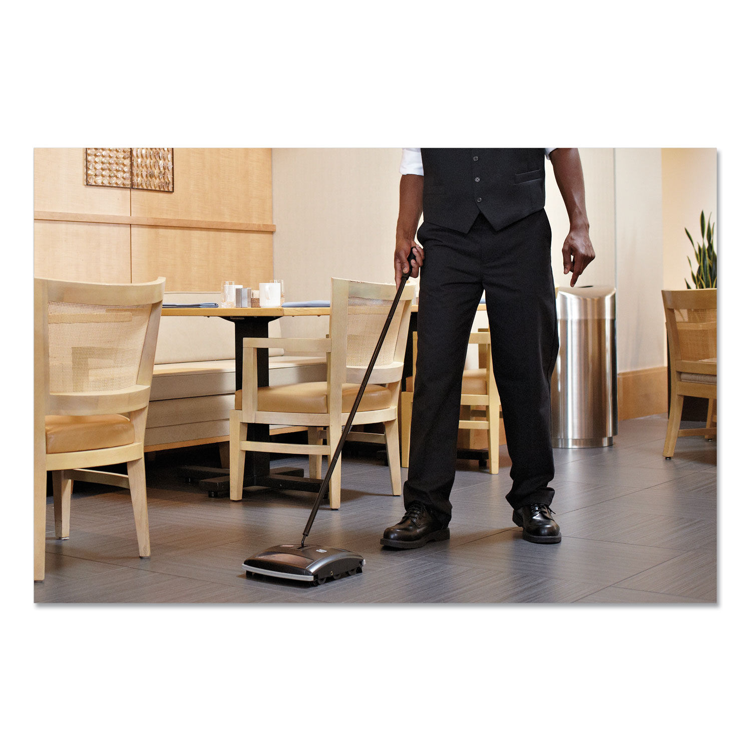 Dual Action Sweeper by Rubbermaidandreg; Commercial RCP421388BLA