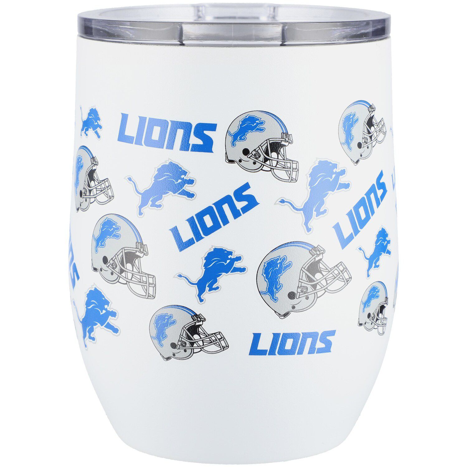 Detroit Lions 16oz. Allover Print Stemless Tumbler