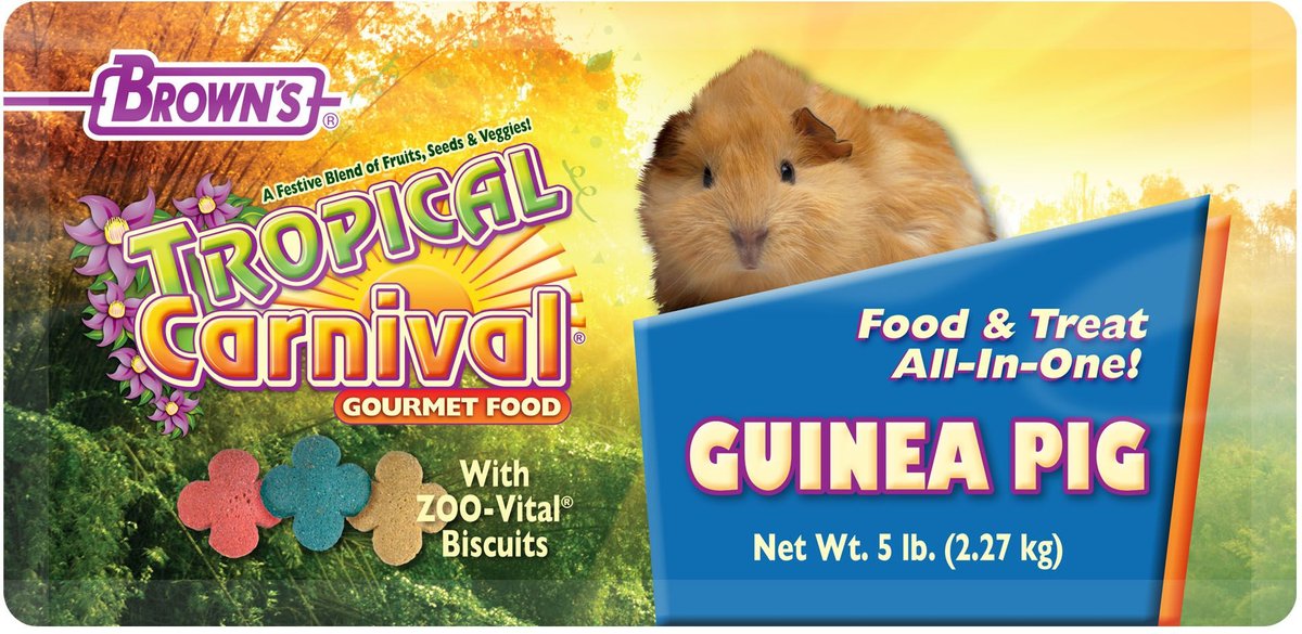 Brown's Tropical Carnival Gourmet Guinea Pig Food