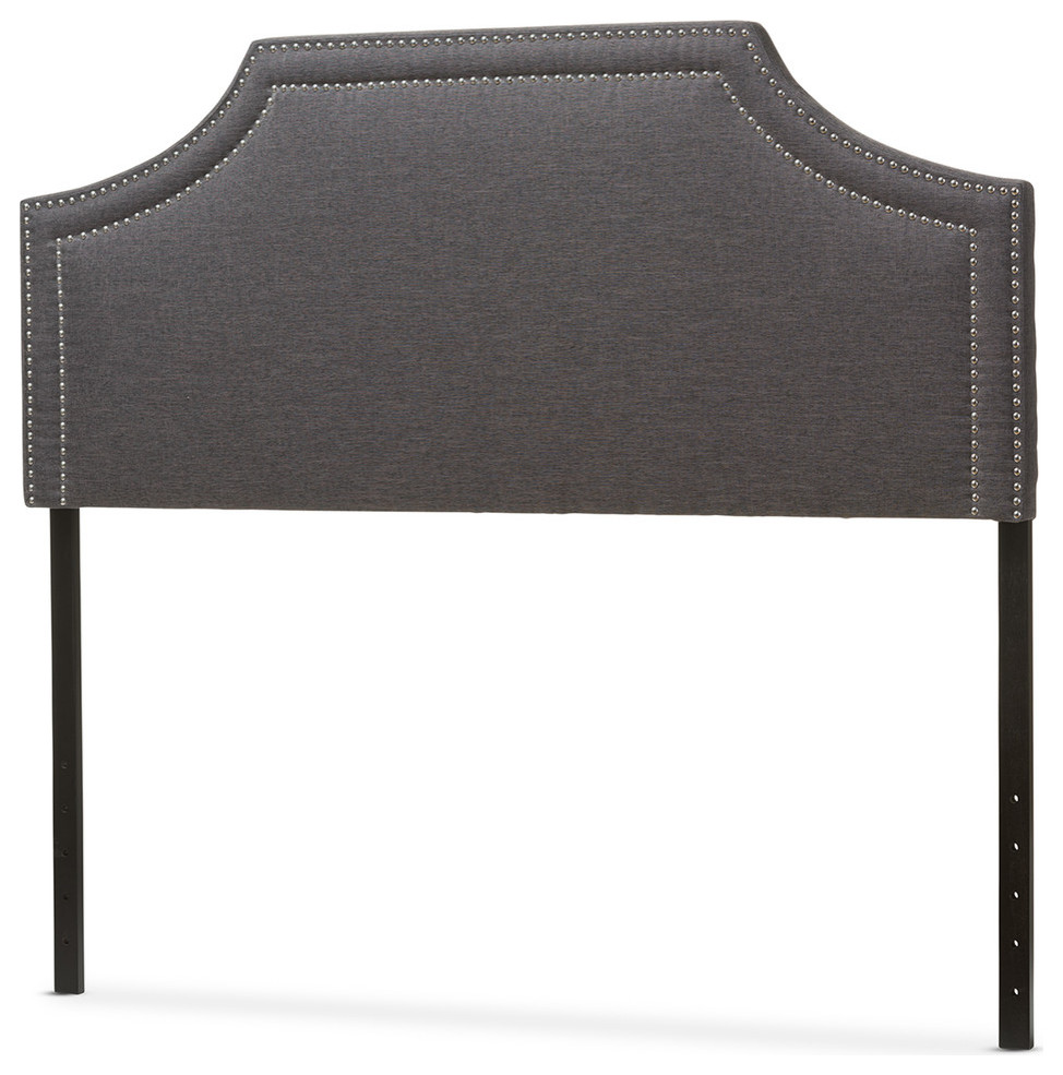 Avignon Fabric Upholstered Headboard   Transitional   Headboards   by Baxton Studio  Houzz