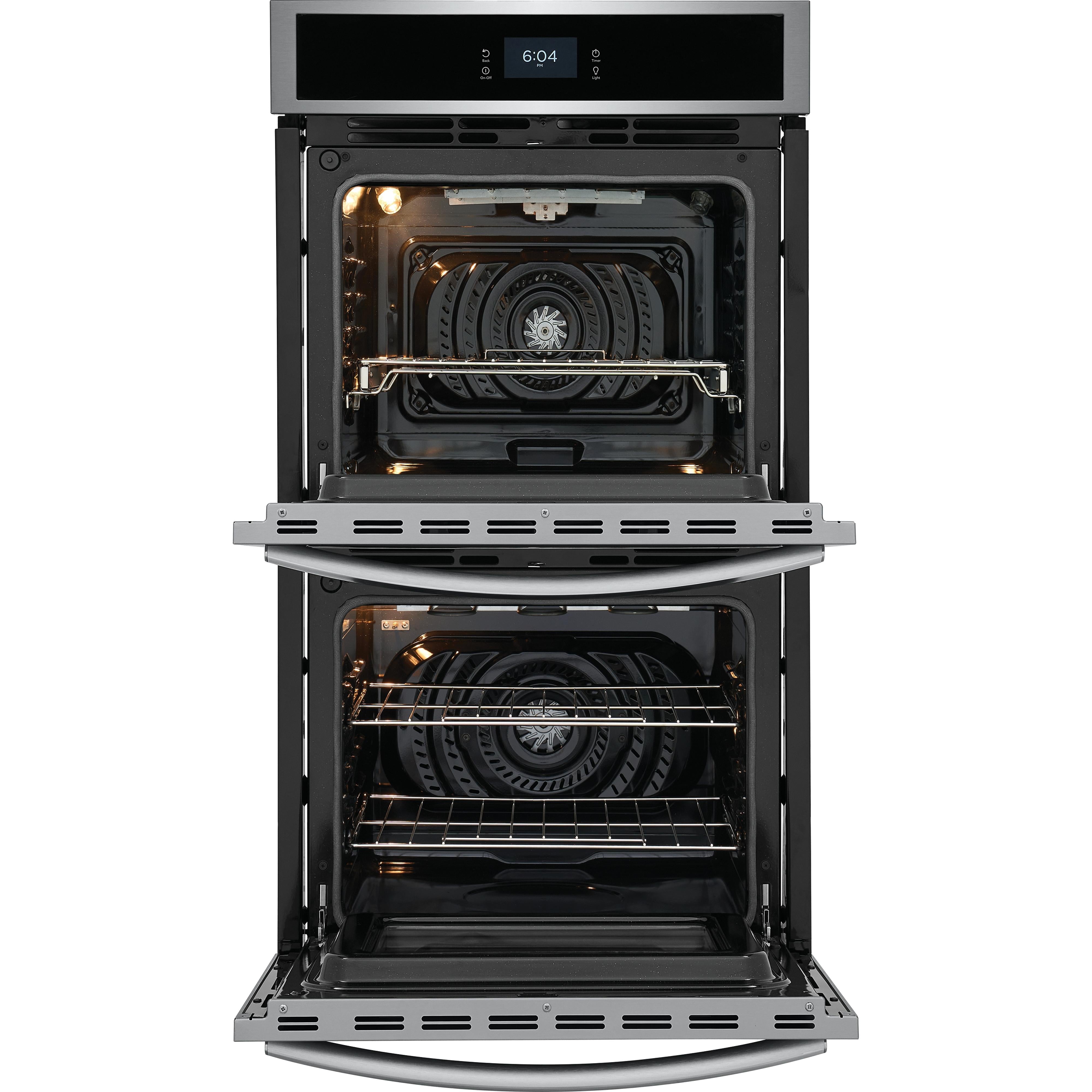 Frigidaire Gallery 27-inch Double Electric Wall Oven with Total Convection GCWD2767AF