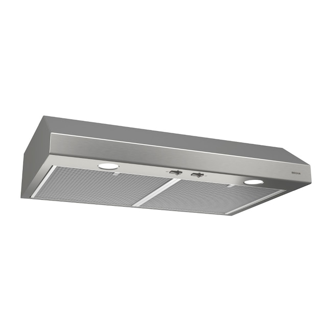 Broan Glacier BCSD1 36-in Convertible Stainless Steel Undercabinet Range Hood