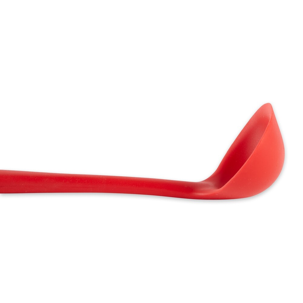 Ela's Silicone Ladle   Blue   11 x 3.5 x .5