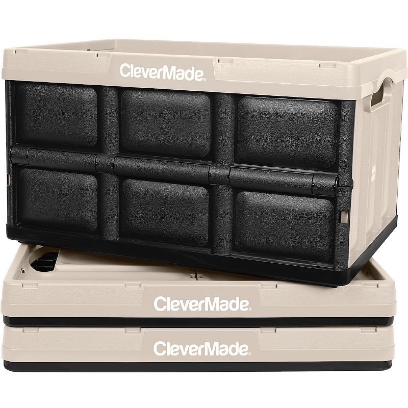 CleverMade Collapsible Storage Bin EcoCrate 3-piece Set