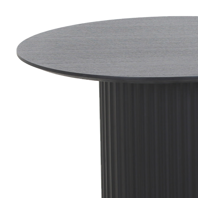 TULLY Round Coffee Table 80cm - Black