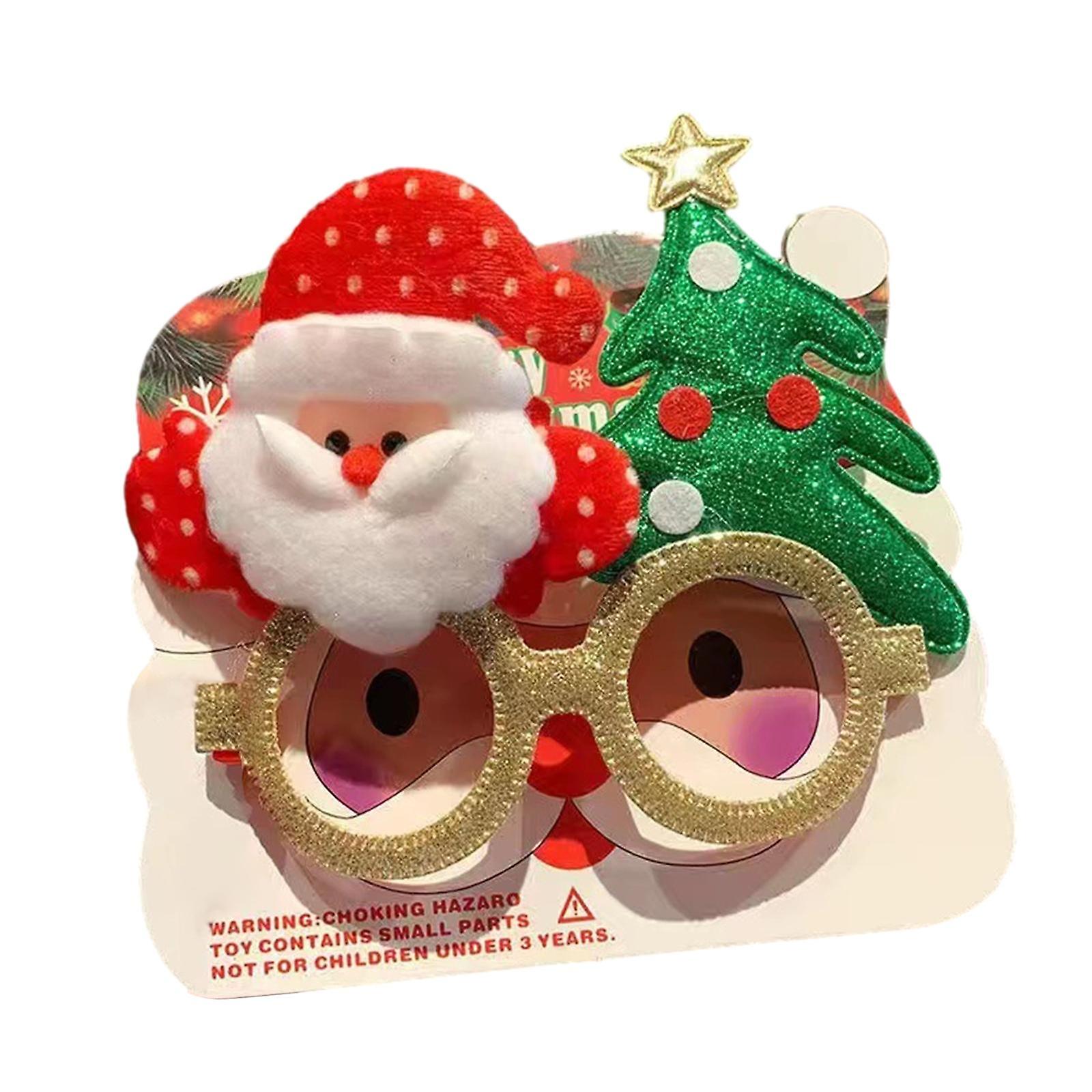 Christmas Glasses Creative Snowman Costume Eyeglasses Christmas Party Favors Santa And Xmas Tree