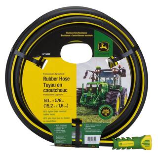 John Deere Rubber 58 in. x 50 ft. Hose CJDVP58050