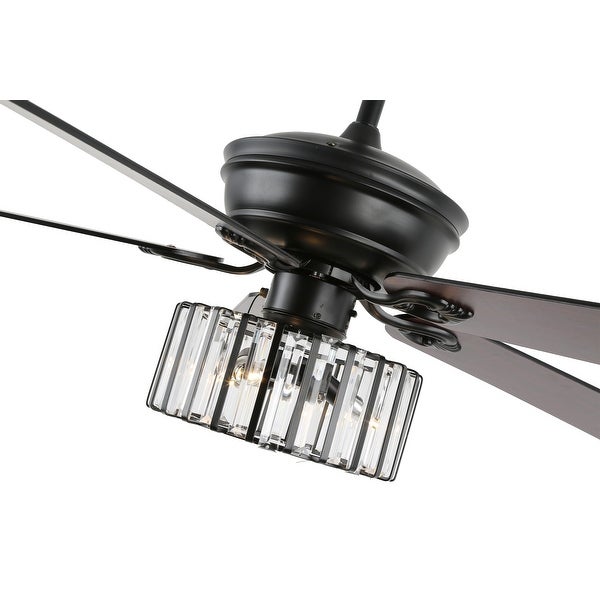 Cusp Barn 52-Inch Farmhouse Cage Ceiling Fan with Remote and Pull Chain 3 Speeds AC Motor Fandelier Shopping - The Best Deals on Ceiling Fans | 39972658