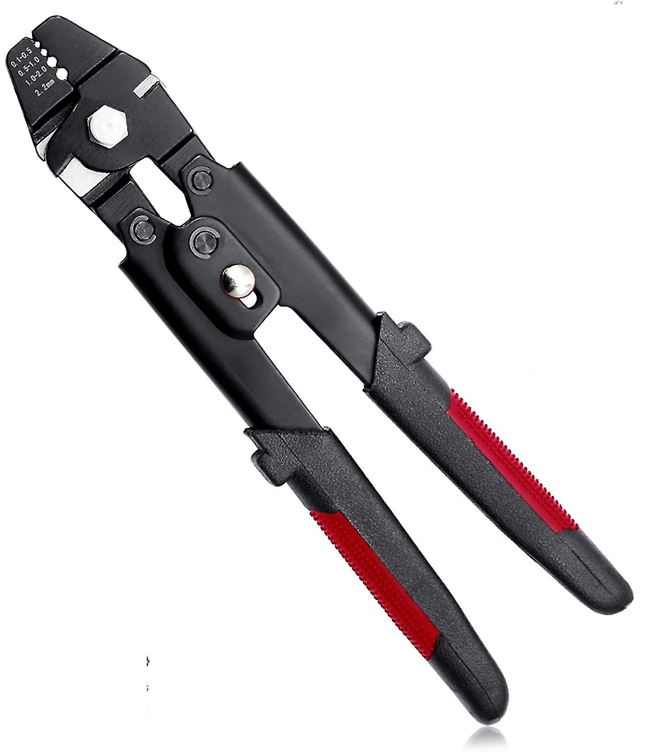 10 Inch Crim Pliers - Steel Ing Pliers - Crim Tool - 0.1-2.2mm Crimp Sleeves