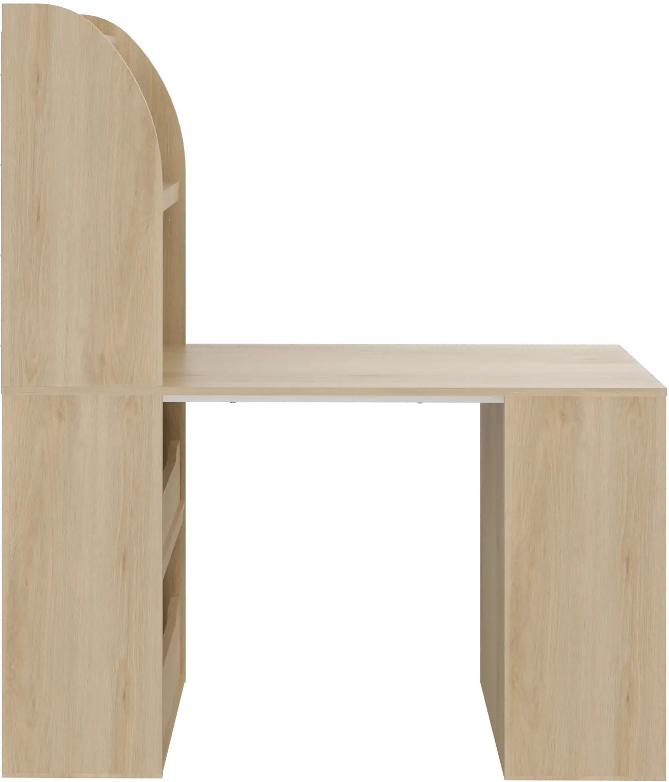 Tyler Kids Blonde Oak Craft Desk