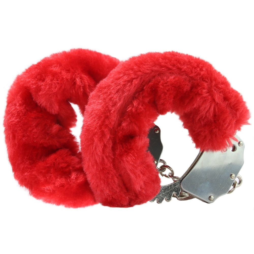 Fetish Fantasy Beginner's Furry Cuffs in Red