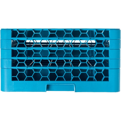 Carlisle RG25-414 OptiClean 25 Compartment Glass Rack with 4 Extenders 19.75