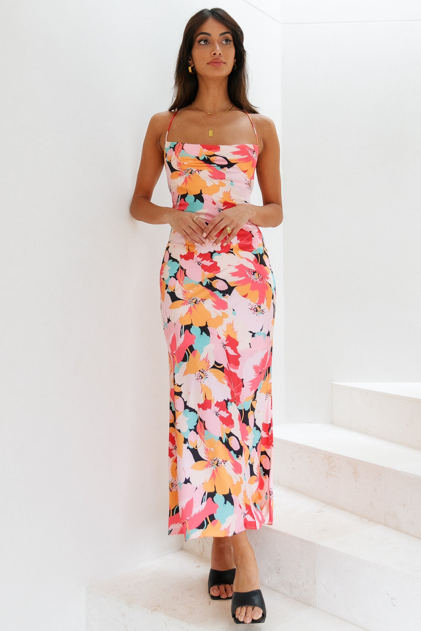 Floating Mind Maxi Dress Floral