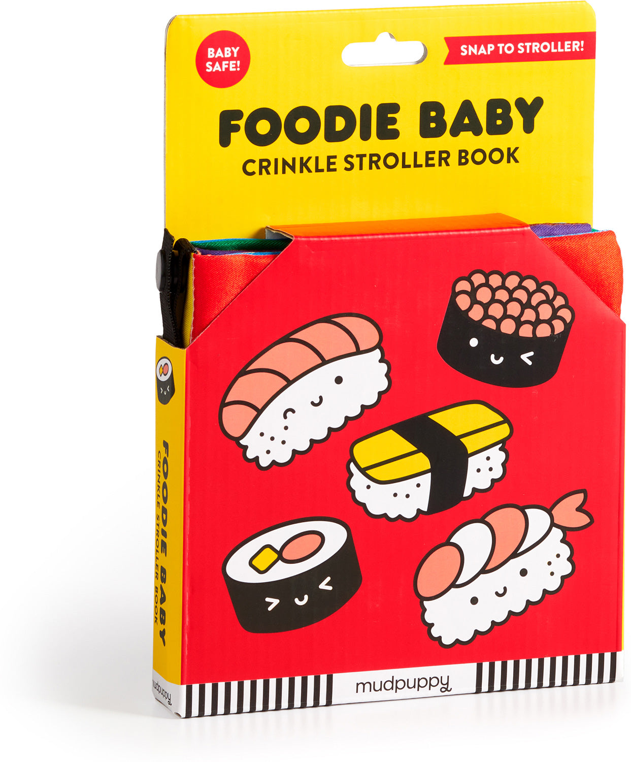 Foodie Baby Crinkle Fabric Stroller Book