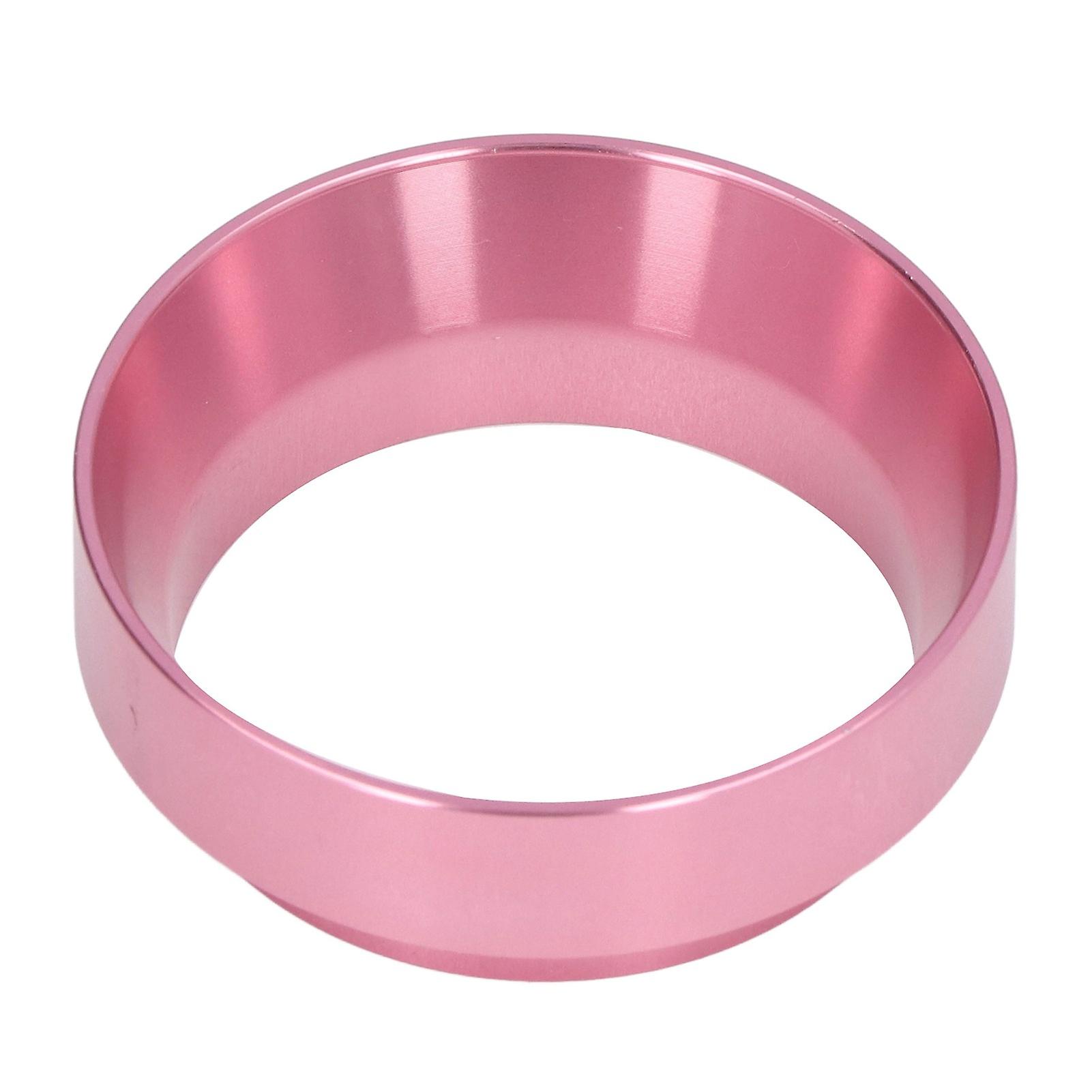 Dosing Funnel Anti Flying Powder Aluminum Alloy Universal Dosing Rings With Magnetism For Household Coffee Shoprose Pink 51mm