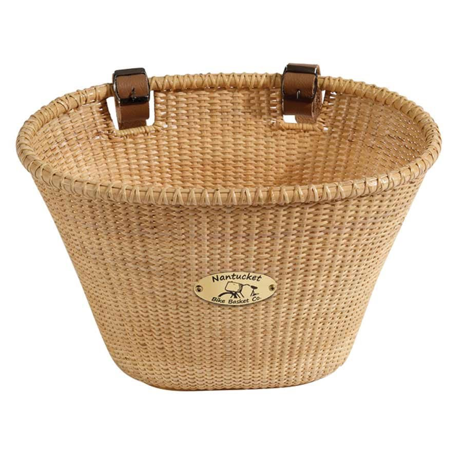 Nantucket Bicycle Basket Co. Lightship (Adult Oval， Natural)