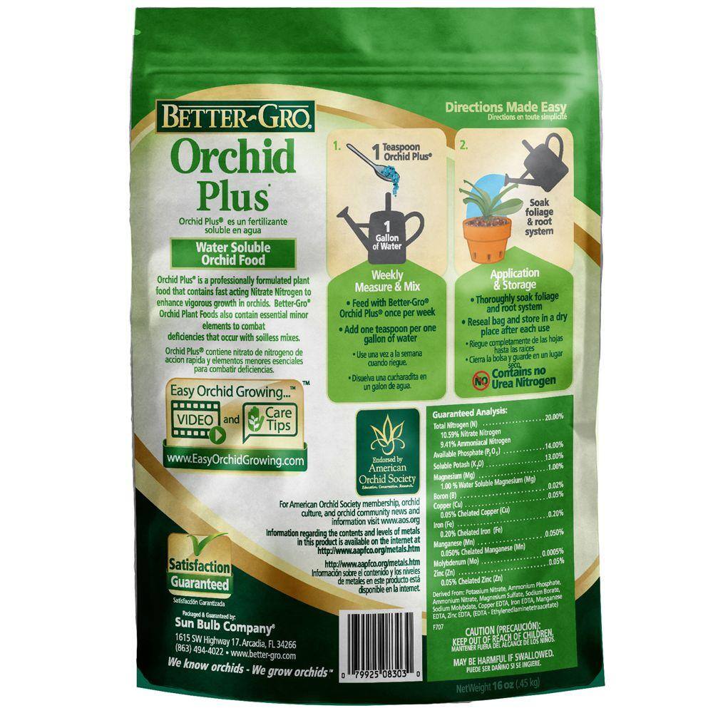 Better-Gro 1 lb. Orchid Plant Food Combo Pack 50550