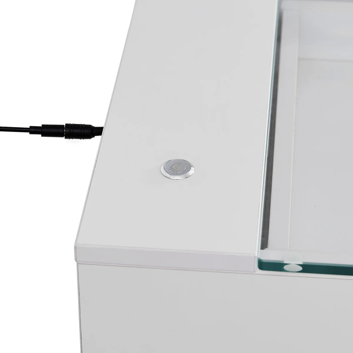 IVFT-SSLUMIPRO5DR-WHT-N | SlayStation® Lumina Pro 2.0 Vanity Table w/ LED Light