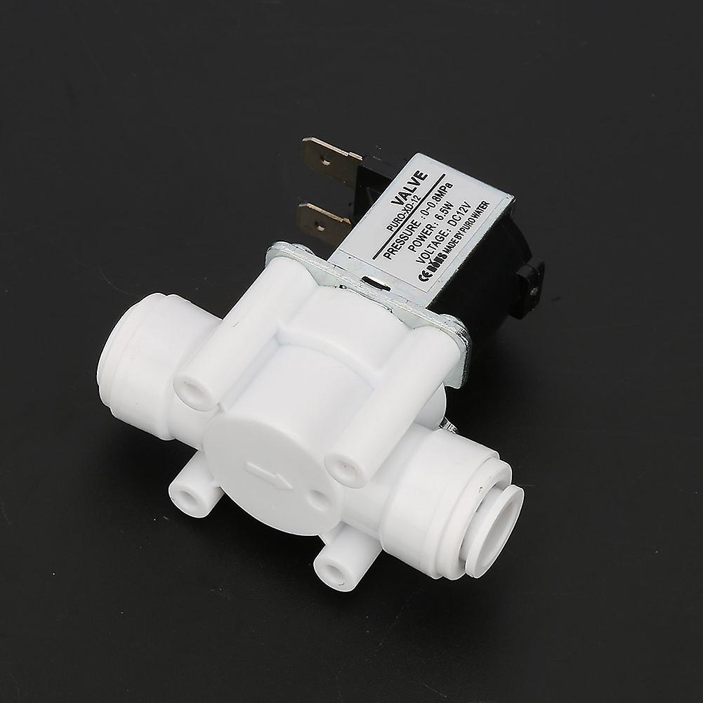 1pc Dc 12v Dc Plastic Electric Solenoid Valve Quick Connect Normally Close