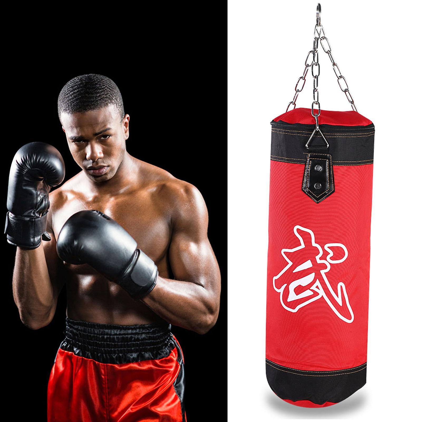 7+1 Empty Training Boxing Hook Kick Sandbag Fight Karate Punch Punching Sand Bag Gloves