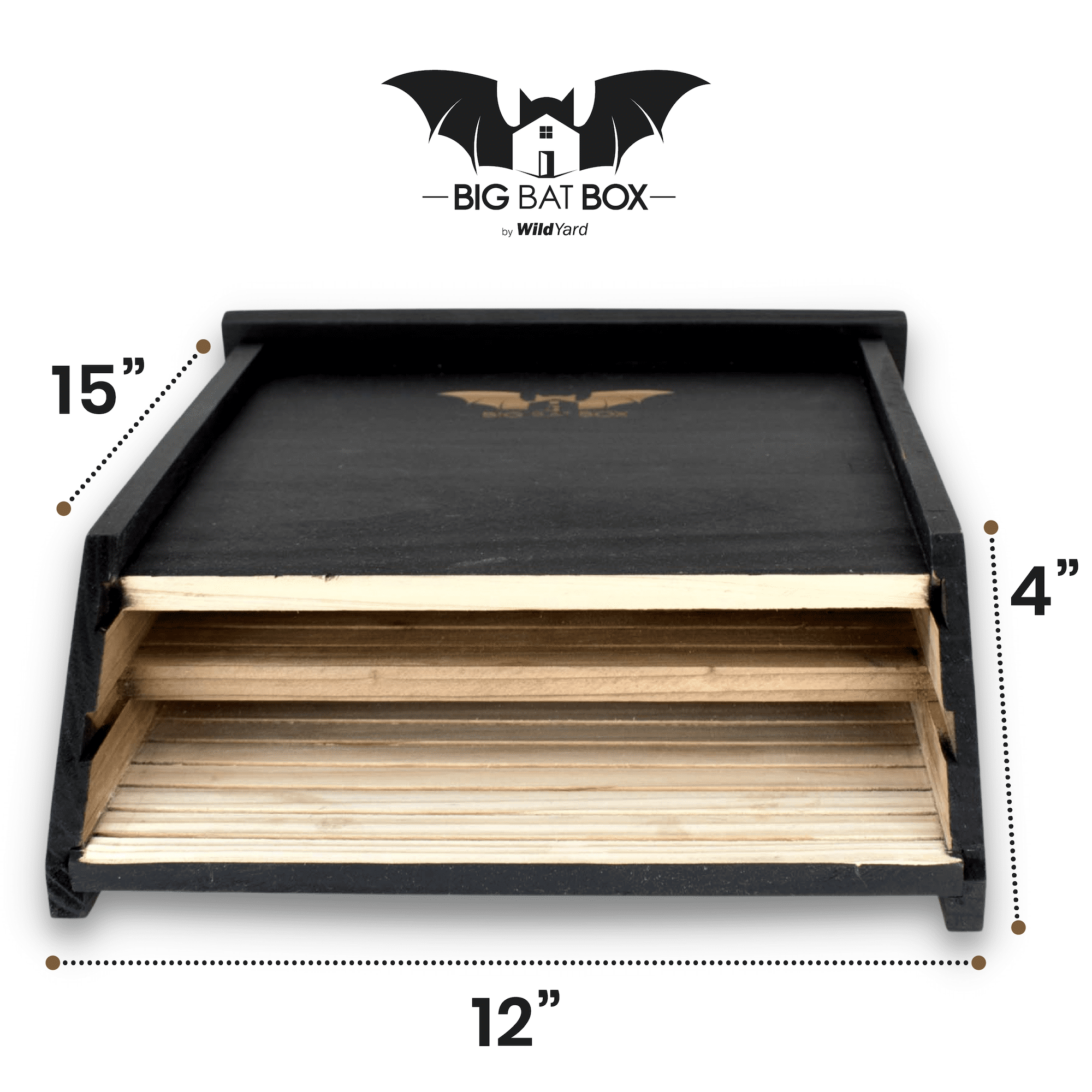 BIGBATBOX -Bat Houses for outdoors - With our proven Bat Box design, you are almost guaranteed to attract bats! Now you too can watch bats swooping in your backyard, cleaning up on your mosquitos