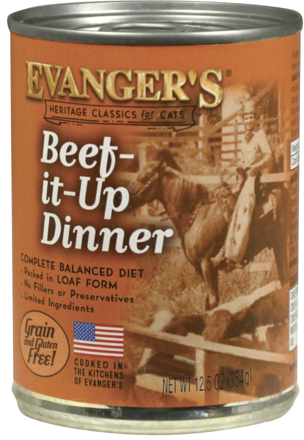 Evanger's Heritage Classic Beef It Up Dinner Wet Cat Food - 12.5 Oz.