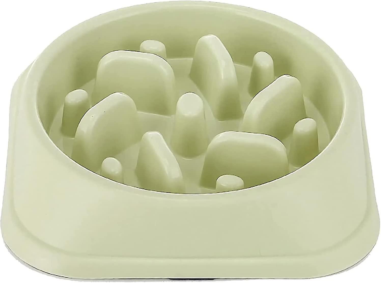 Slow Bowl For Dogs， Slow Nteractive For Pets Durable Non-slip Pet Bowl ()