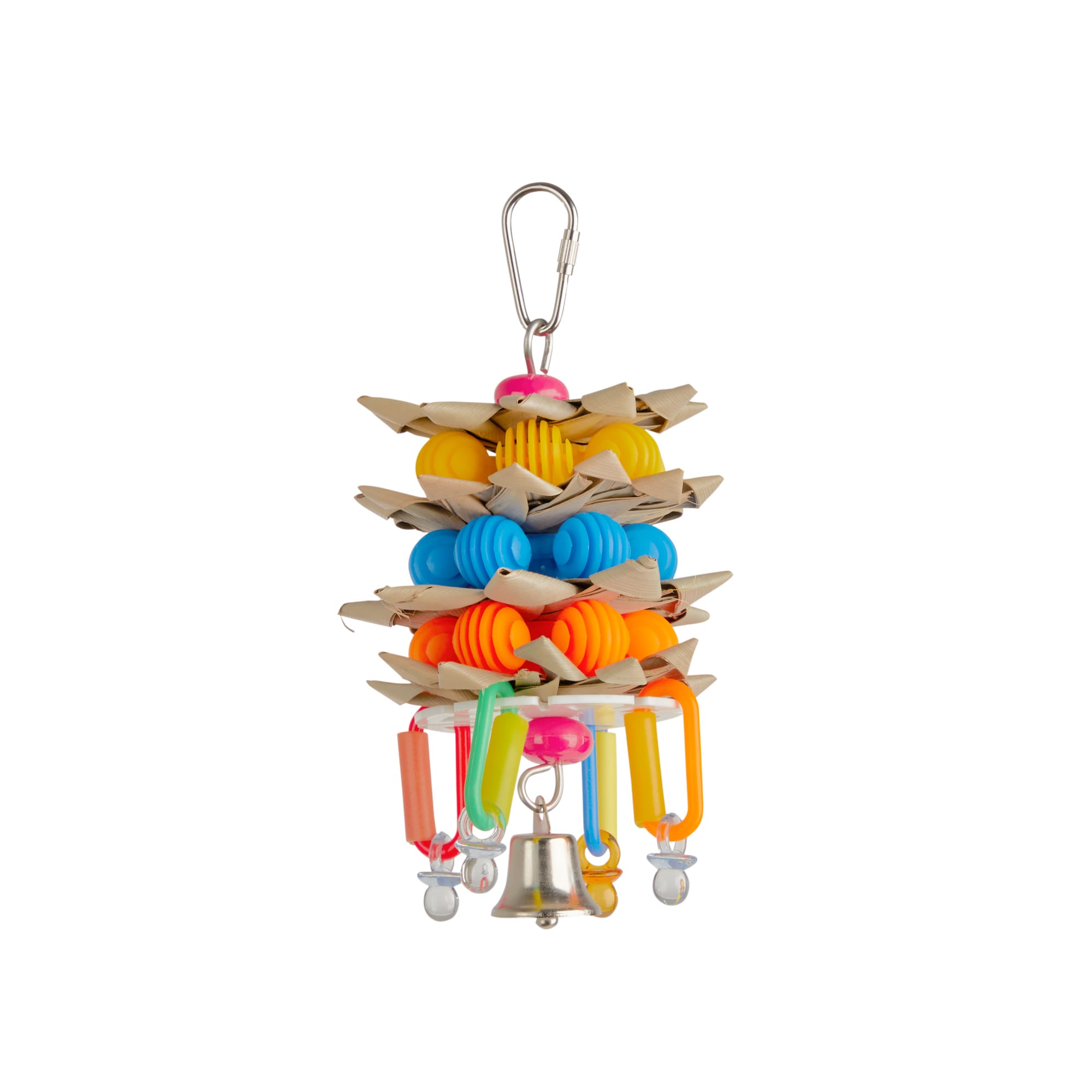 You  Me Stars of Palm Chewing Bird Toy， Medium