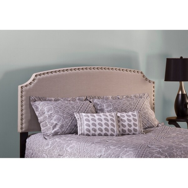 Lani Light Grey Linen Upholstered Headboard with Bed Frame Not Included - - 28123808