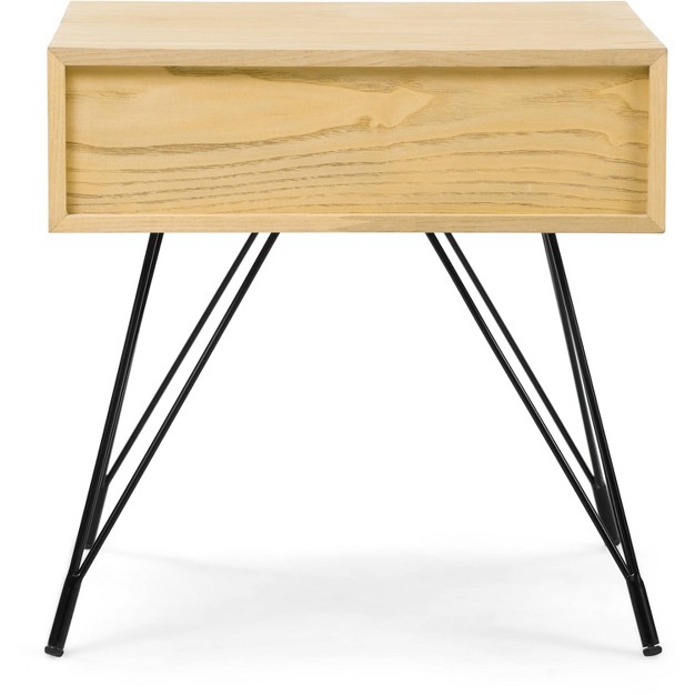 Newell Side Table Natural Adore Decor