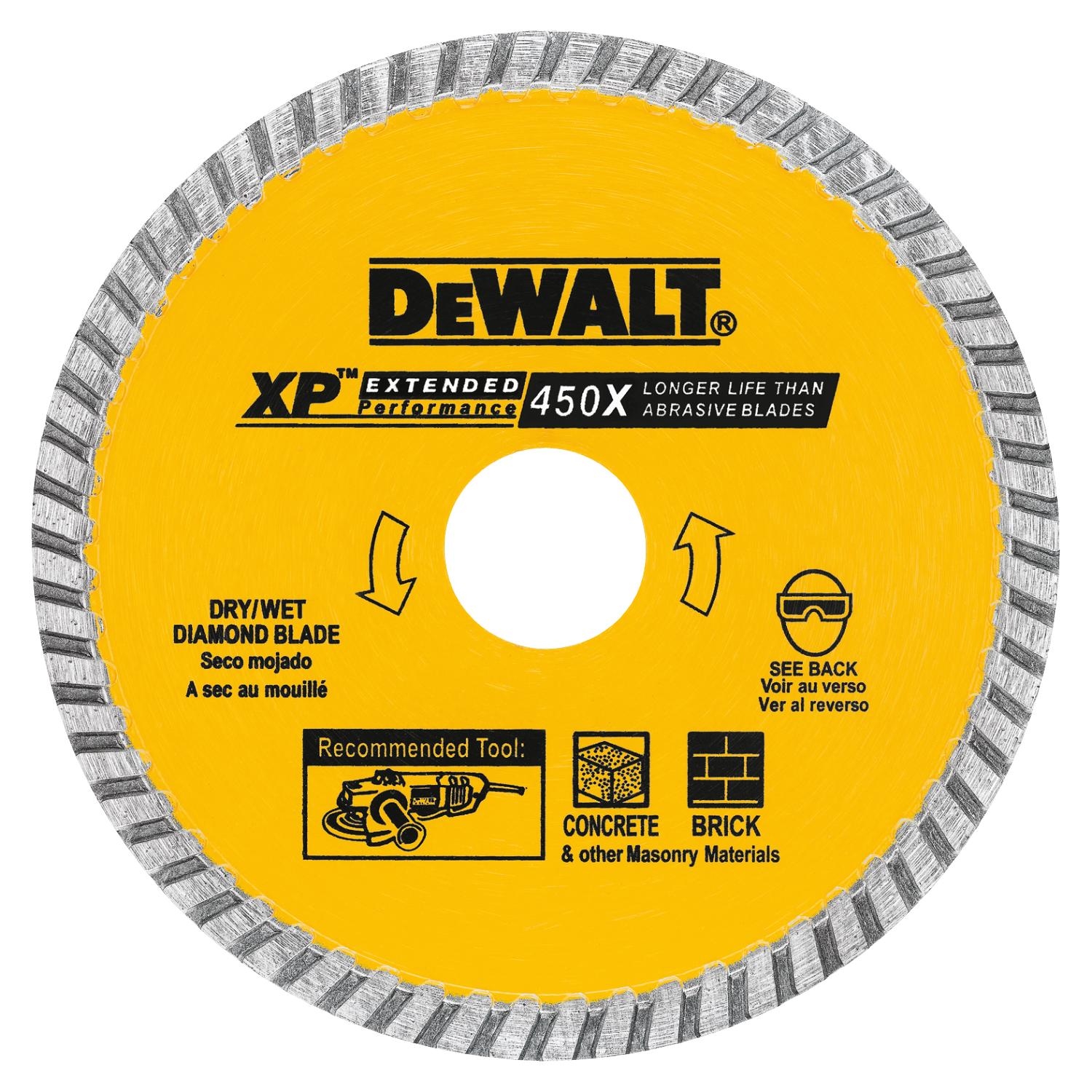 DW 7 in. D X 5/8 in. XP Extended Performance Diamond Masonry Blade 1 pk