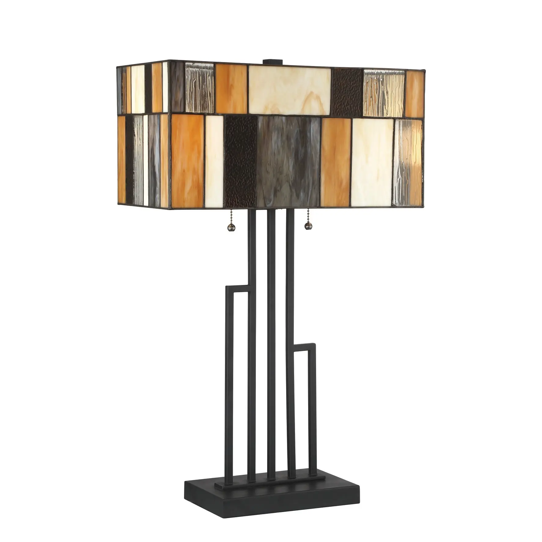 Concertina Art Glass Table Lamp