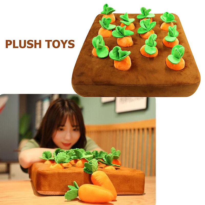 Pet Dog Chew Toy Pull Up Carrots Radish Vegetable Plush Child Educational Toys New