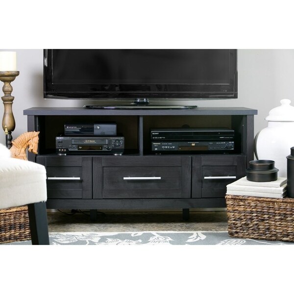 Espresso TV Stand-Three Drawers - 47