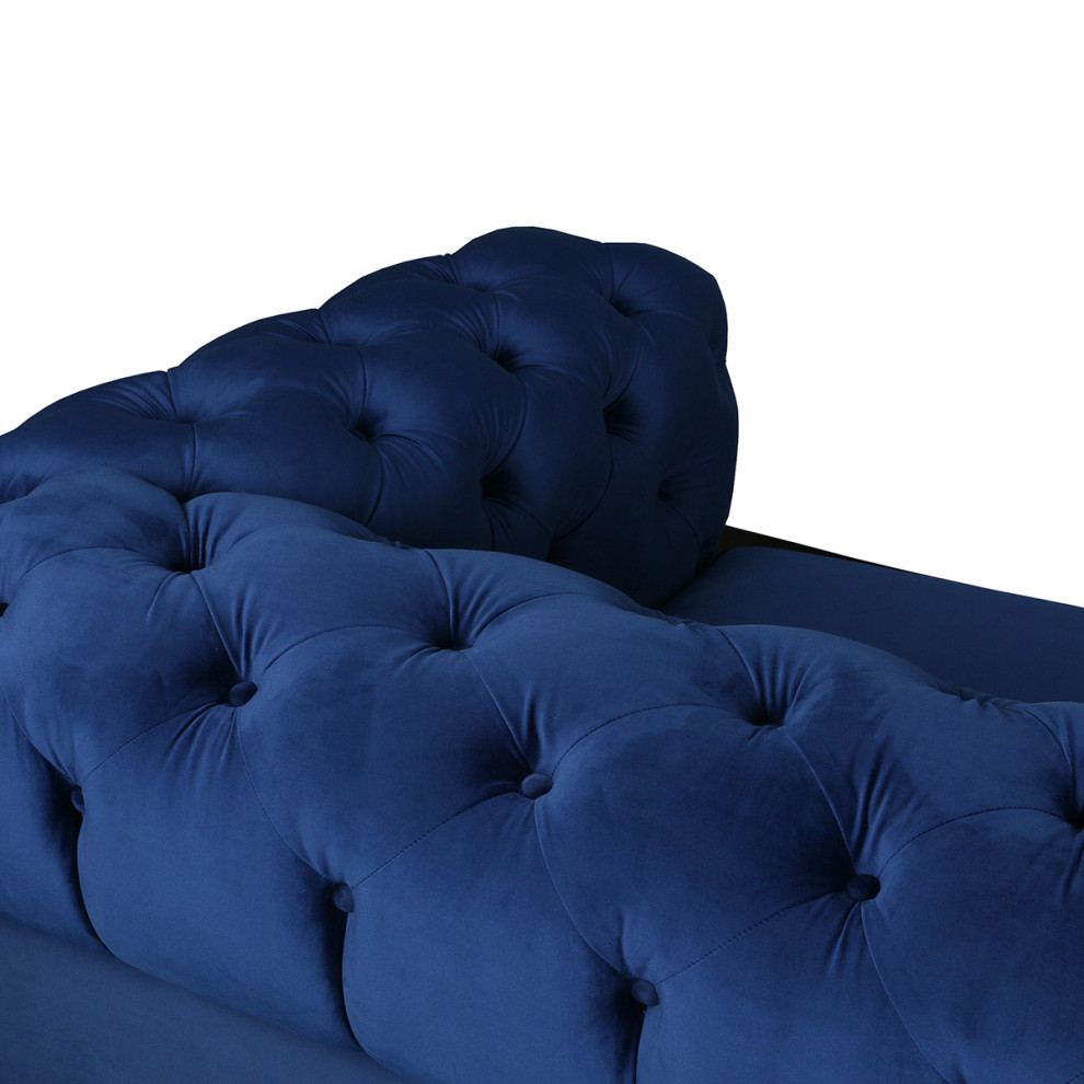 Nativa Interiors Cornell Chesterfield 72 quotSofa   Contemporary   Sofas   by Nativa Interiors  Houzz