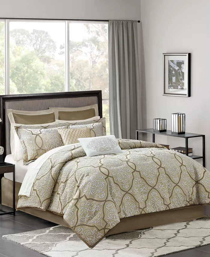 Madison Park Lavine 12-Pc. Comforter Set， Queen