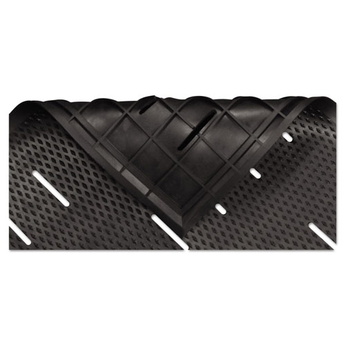 Millennium Mat Company Free Flow Comfort Utility Floor Mat | 36 x 48， Black | MLL34030401