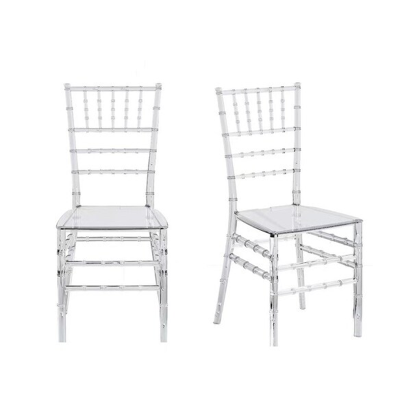 DandN Transparent Bamboo Chair Set，Dining Chairs，Wedding Chairs