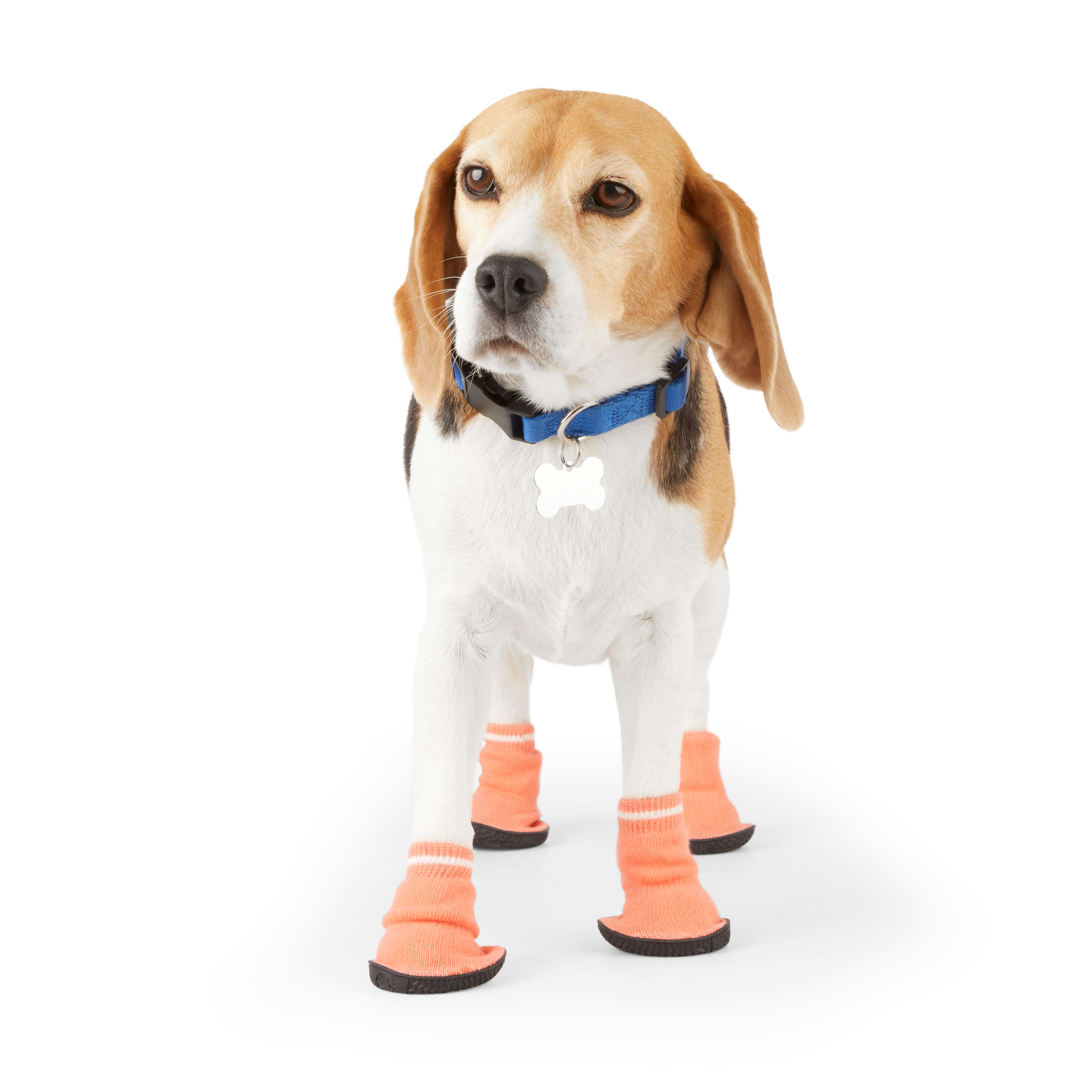 YOULY Pink Secure Socks for Dogs， X-Small