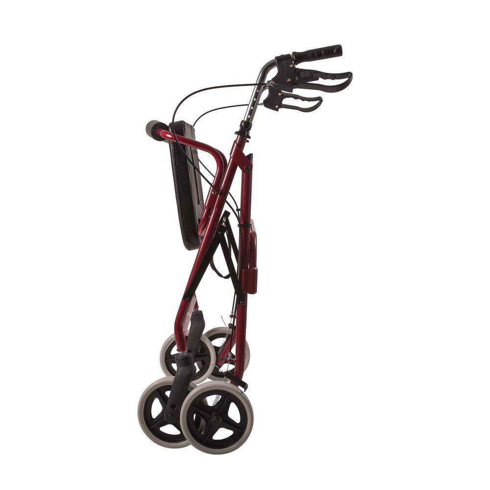 DMI Lightweight Extra-Wide Heavy-Duty Rollator in Aluminum 501-1029-0700