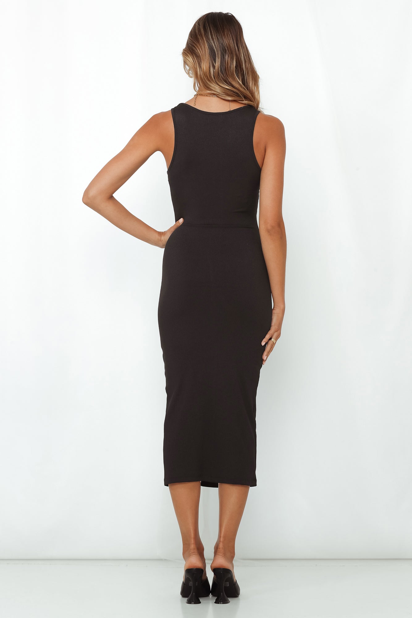 Nightly Ritual Midi Dress Black