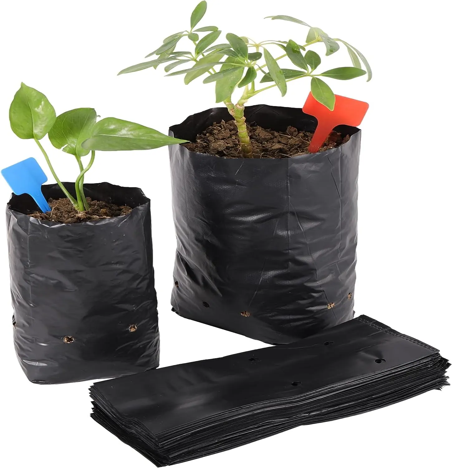 1/2 1/8 1/4 gallon plastic grow bags supplies best service High Quality breathable grow bag with custom design