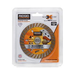 RIDGID 4 in. Turbo Diamond Blade HD-TB40CP