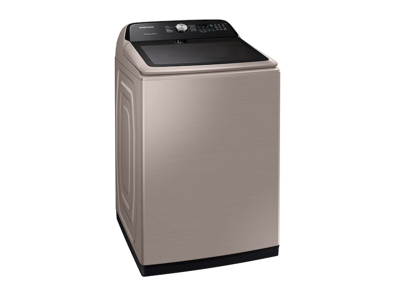 Samsung WA50T5300AC 5.0 Cu. Ft. Top Load Washer With Active Waterjet In Champagne