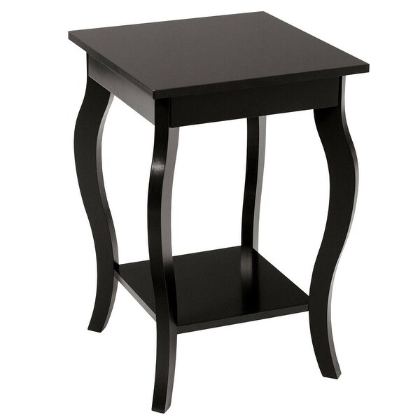 Gymax Set of 2 Accent Side Table Sofa End Table Nightstand Coffee - See Details