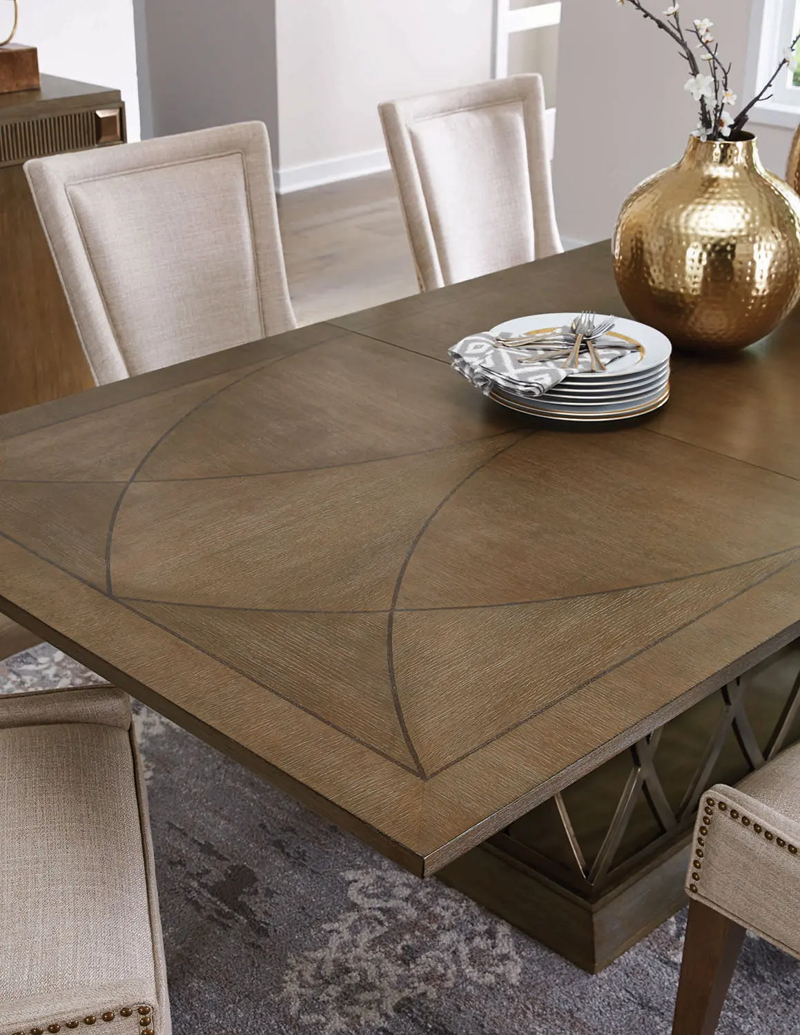 Park Avenue Brown Dining Room Table