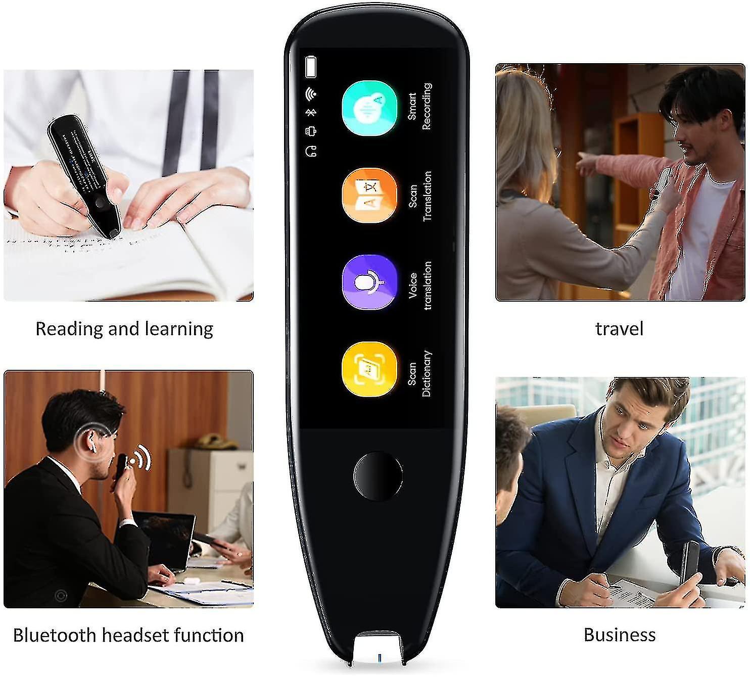 Pen Scanner Dictionary Mobile Scanning Pen Translator | Voice Language Translation Equipment With 112 Languages | Ocr Digital | Pen Reader For Languag