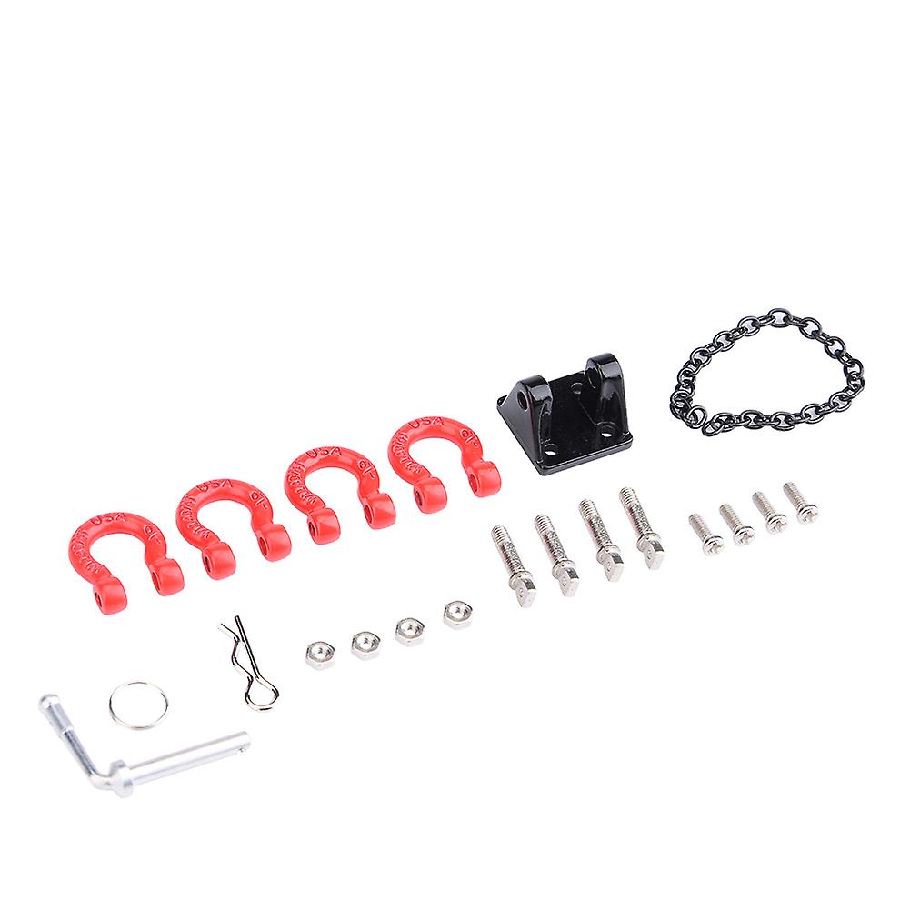 Rc Crawler Metal Tow Hook Buckle Tow Chain 1/10 Trailer Hook For Scx10 Car Remote Control Part